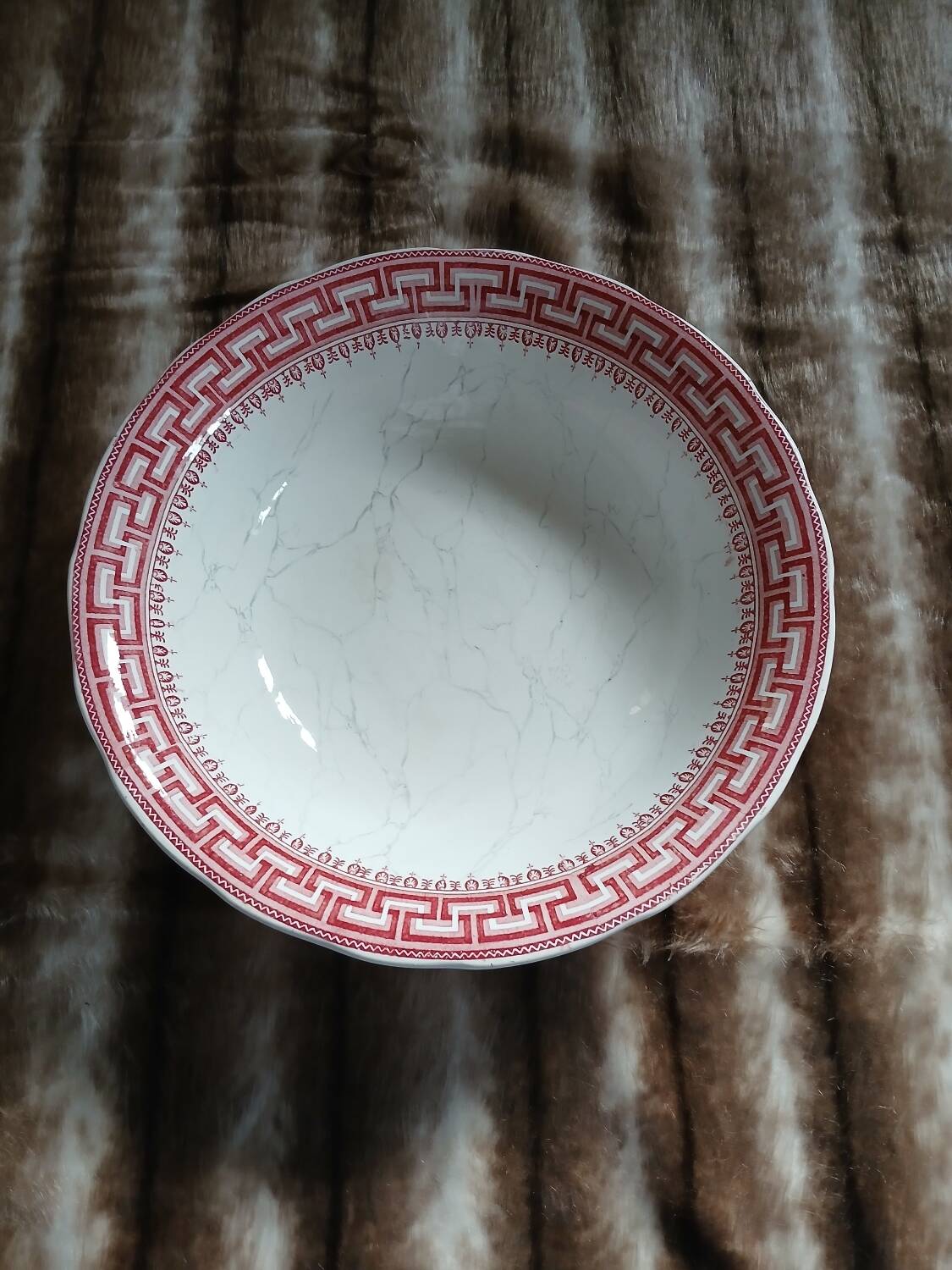 Large dish/old salad bowl Creil and Montereau