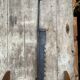 Ancienne crémaillère cuisson cheminée fer forge noir xixe vintage