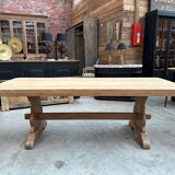 Solid oak monastery table