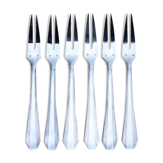 Set of 6 snail forks