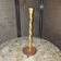 Bougeoir religieux bois tourné