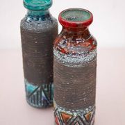 Mid-century modern Scandinavian pottery vases from Tilgmans, Sweden, set of 2