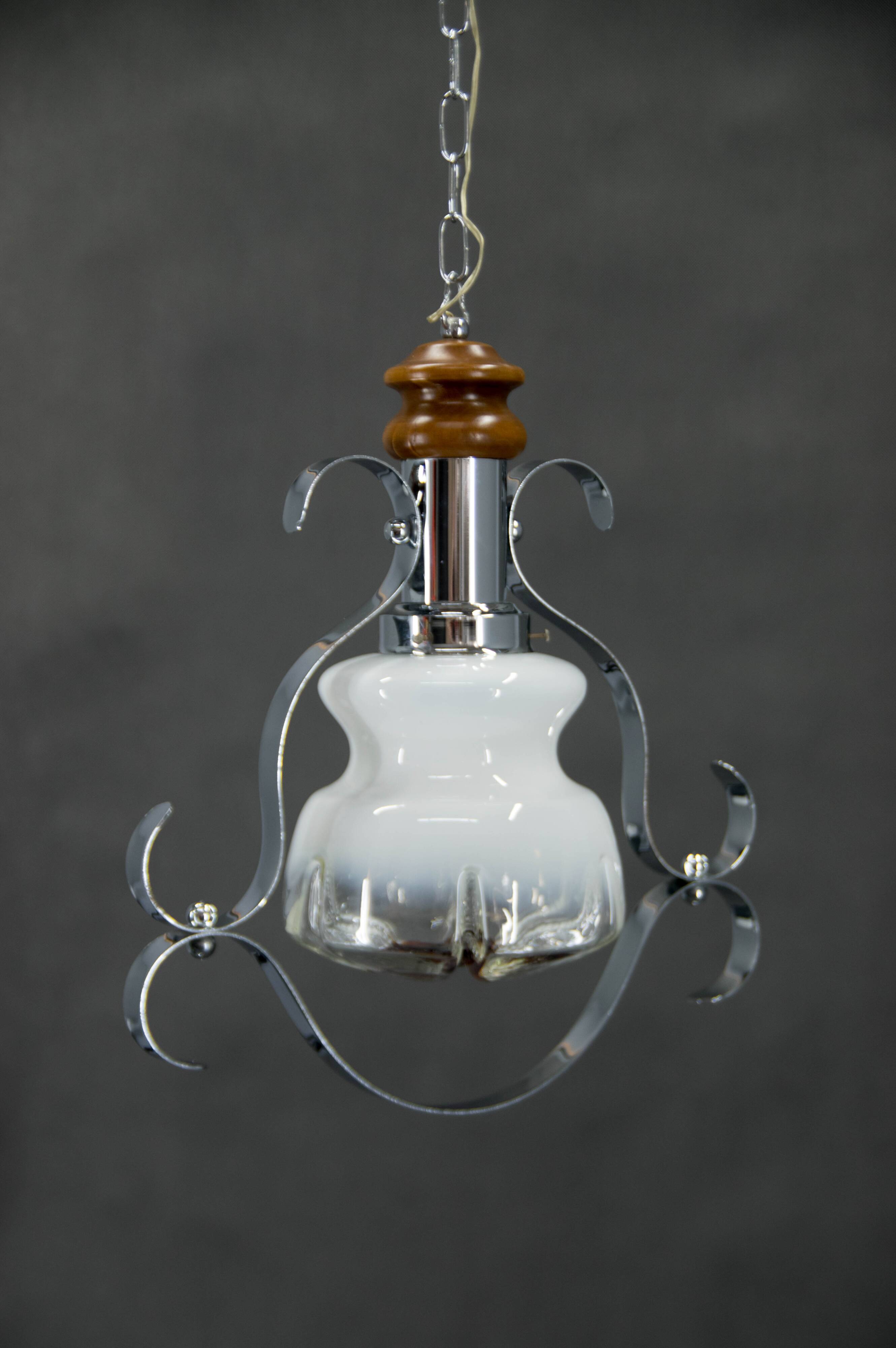 Murano Glass Pendant, Italy, 1980s