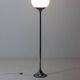 Italian trumpet floor lamp in chrome, 1970s