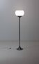 Italian trumpet floor lamp in chrome, 1970s
