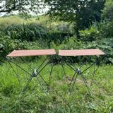Foldable camping stools 60s