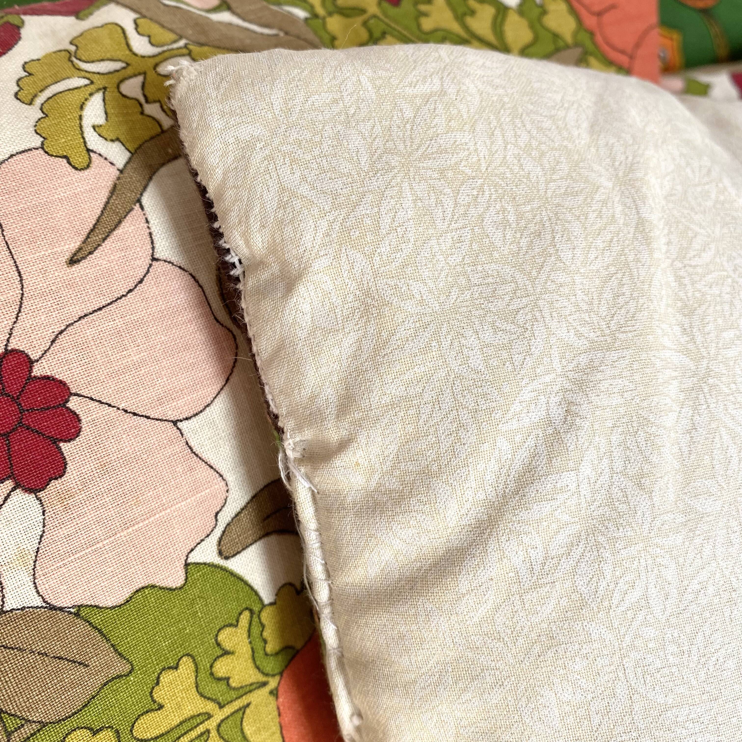 Vintage crochet cushion