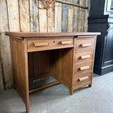 Oak half-minister's desk (renovated)