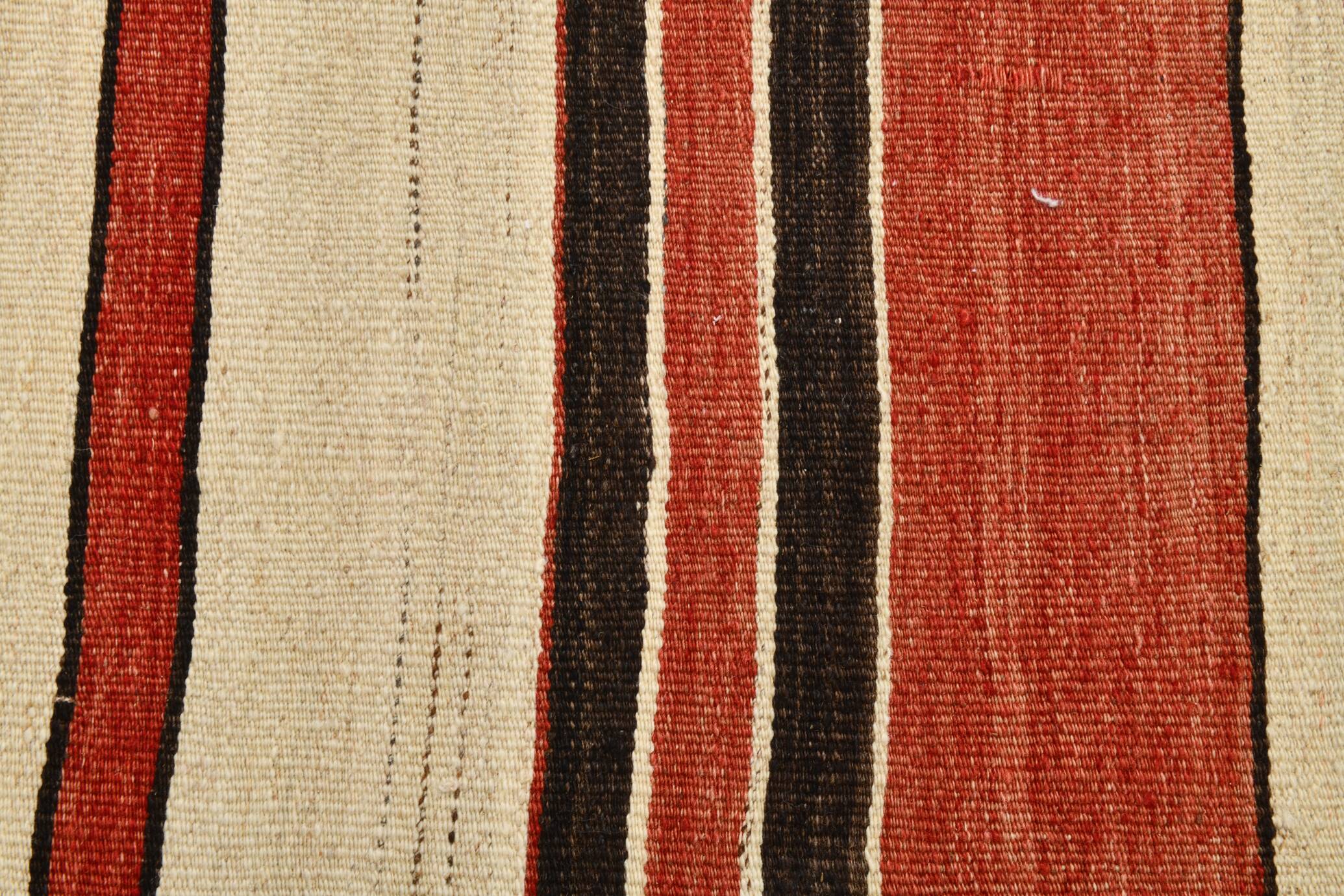 Tapis Kilim vintage fait main, petit format, 101 x 195 cm