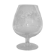 Engraved crystal grape rinsing glass Alsace