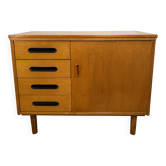 Buffet latéral en teck vintage des années 60 | Scandinave compact