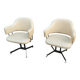 Paire de fauteuils anciens vintage