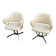 Paire de fauteuils anciens vintage