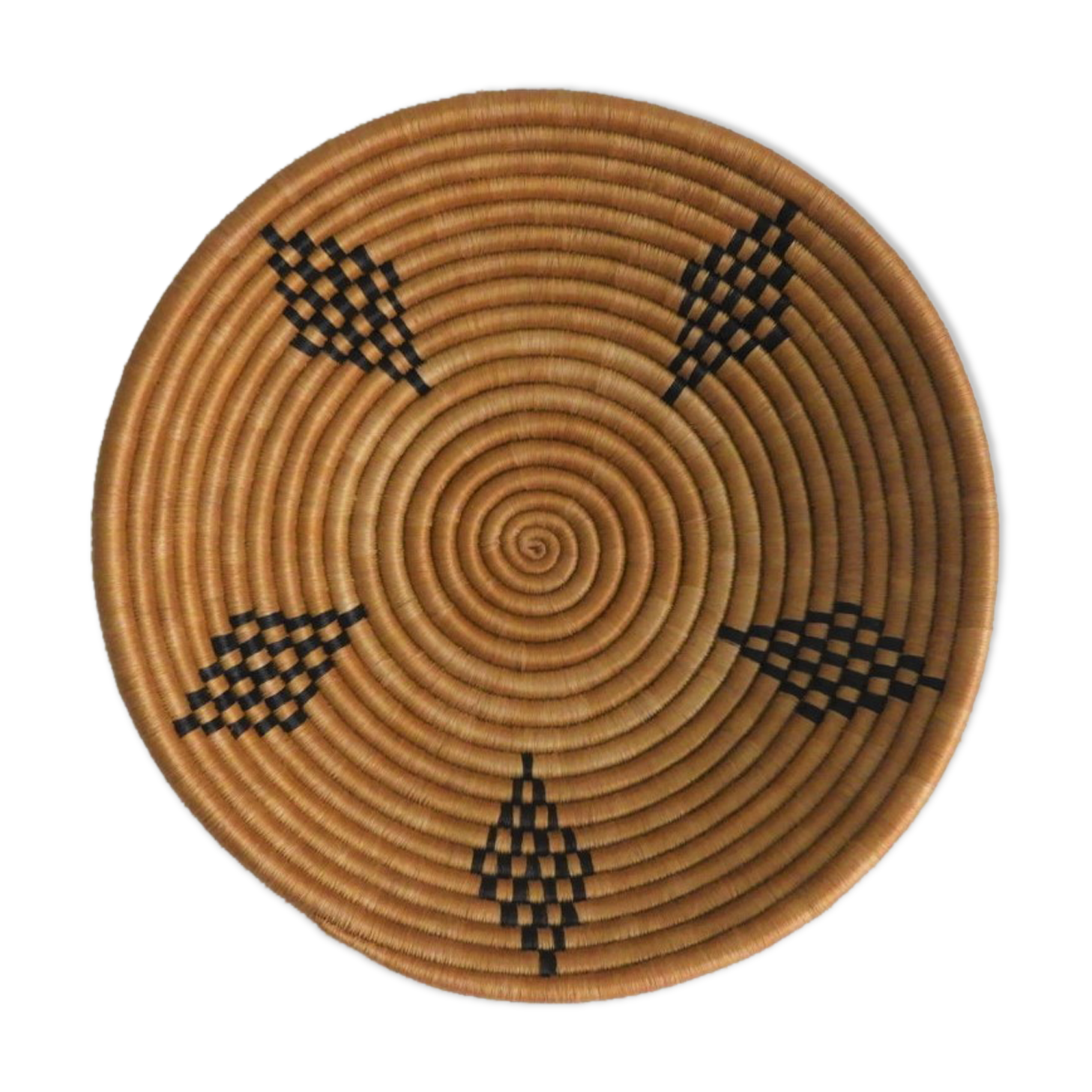 African mural basket