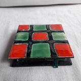 Vallauris ceramic matchbox holder