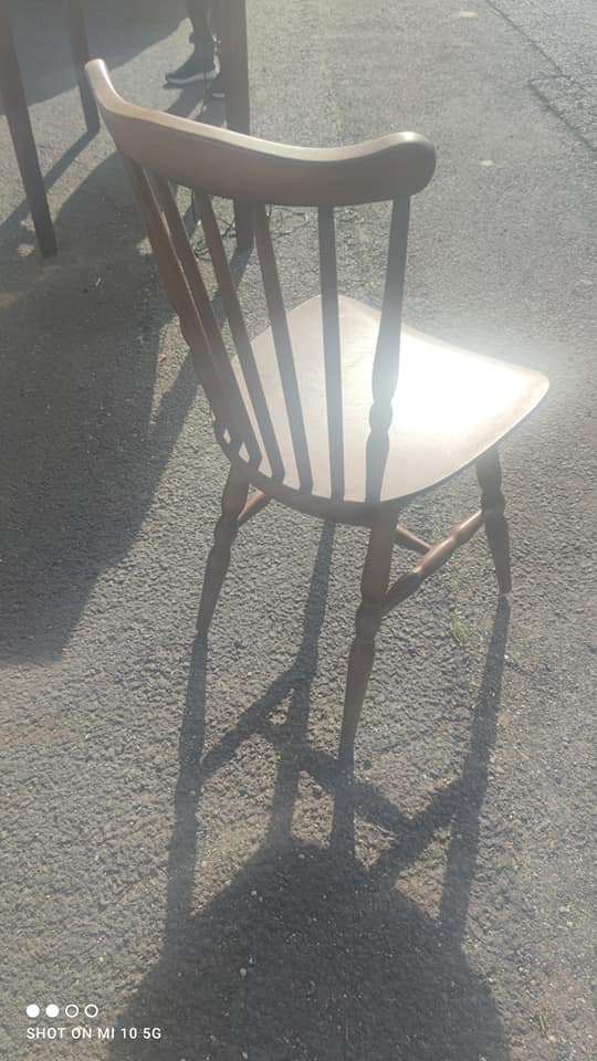 Set of 6 "Menuet" model chairs by Baumann circa 1960