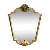 Vintage mirror in gilded wood