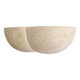 Textured ceramic corner bubble wall lamp, 1970s