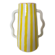 Handmade abstract wavy ceramic vase