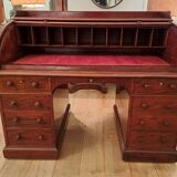 Holland & Sons stamped cylinder desk
