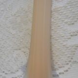 Small vintage pink satin sand glass soliflore