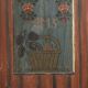 Painted Folk Art Bridal Cupboard