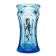 Art Deco vase, blue crystal, designed by K. Palda, Czechoslovakia, 1930s