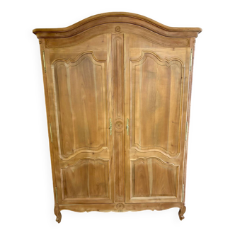 Armoire merisier massif  bois naturel