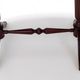 Vintage Beech Coffee Table Ascribable to Paolo Buffa with an Oval Red Onyx Top