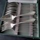SFAM 24-Piece Silver-Plated Metal Cutlery Set