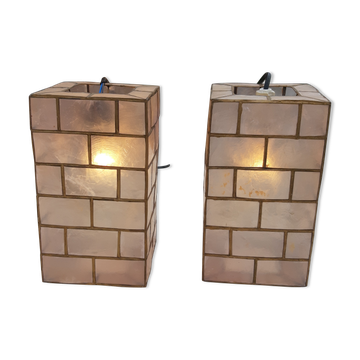 Pair of vintage pendant lights from the 1960s