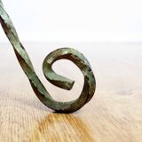 Wrought iron plant holder