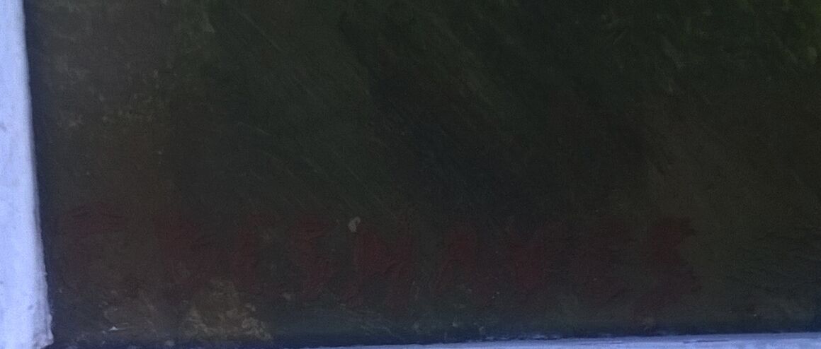 Painting of the town of castellar " Frédéric Léon Deshayes (1883-1970)"