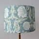 Bird and flower lampshade, William Morris style.