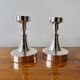 Vintage Pair of Silver Candlesticks by Löfman