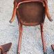 Set of 5 Stella Thonet bistro chairs from the 1950s