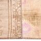 2x9 Turkish Pink & Brown Hallway Vintage Runner Rug, 77x270Cm