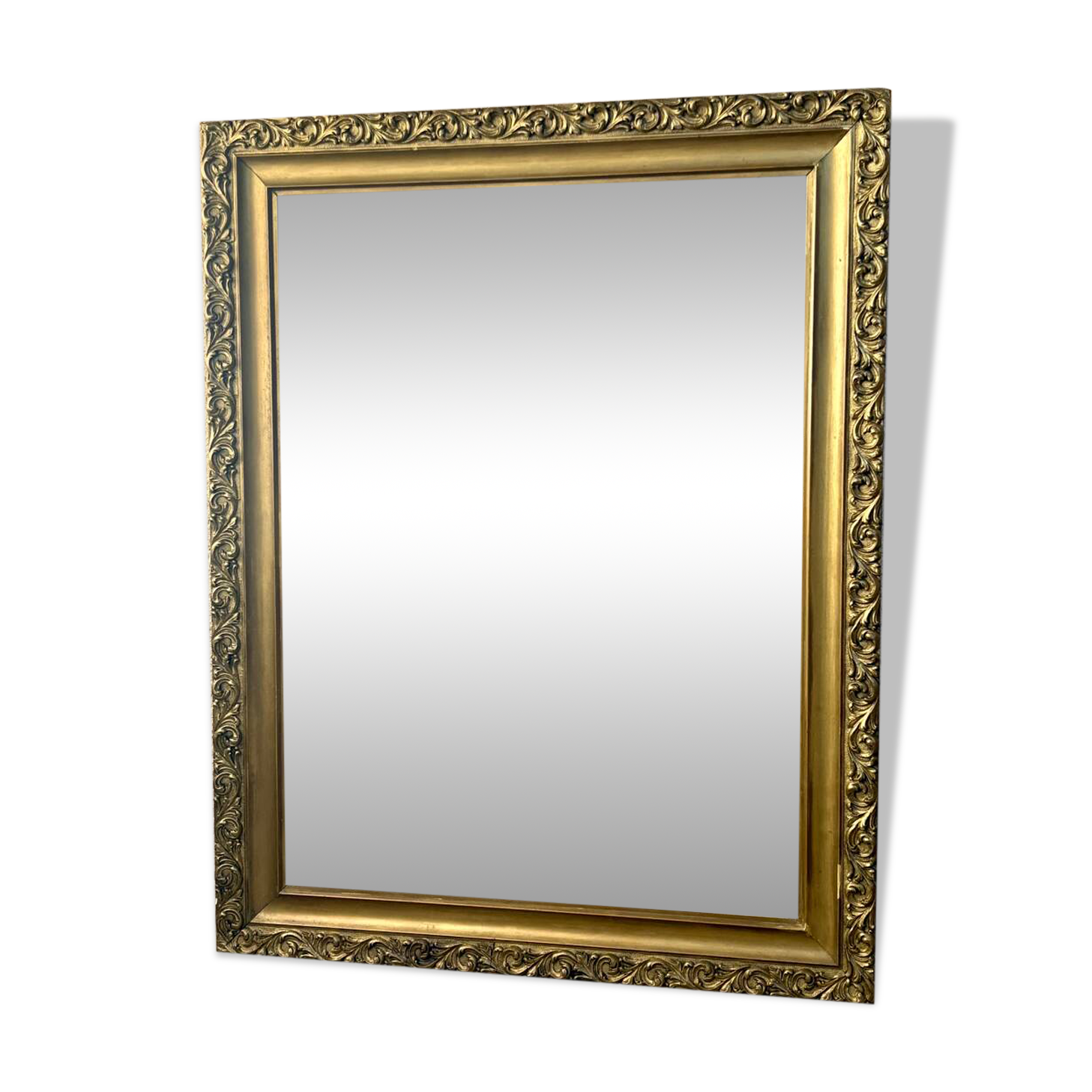Large gilded antique mirror