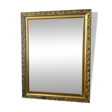 Large gilded antique mirror