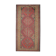 Handwoven vintage kilim rug grey pink wool carpet area rug- 147x342cm