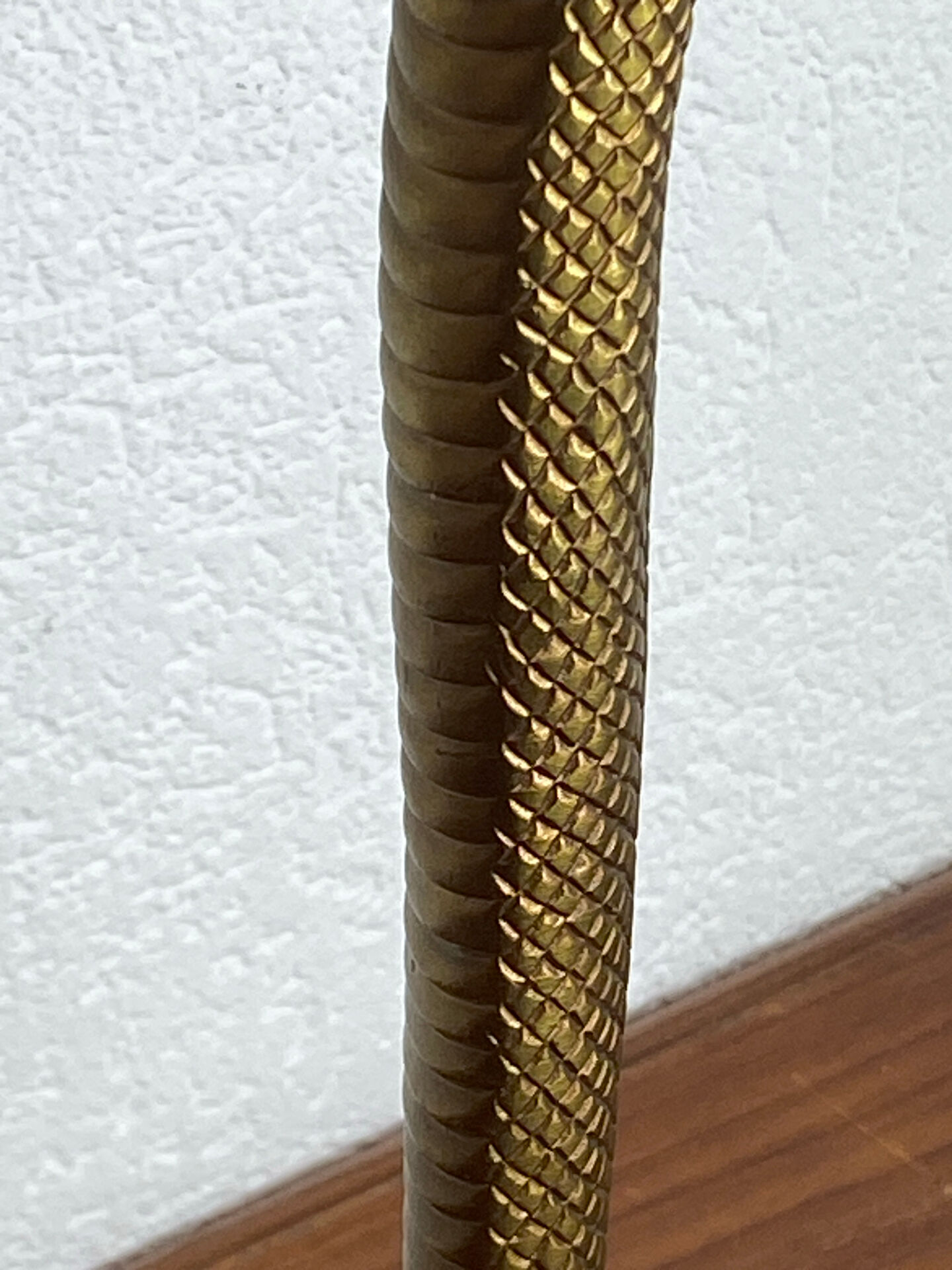 Lampe cobra en bronze 