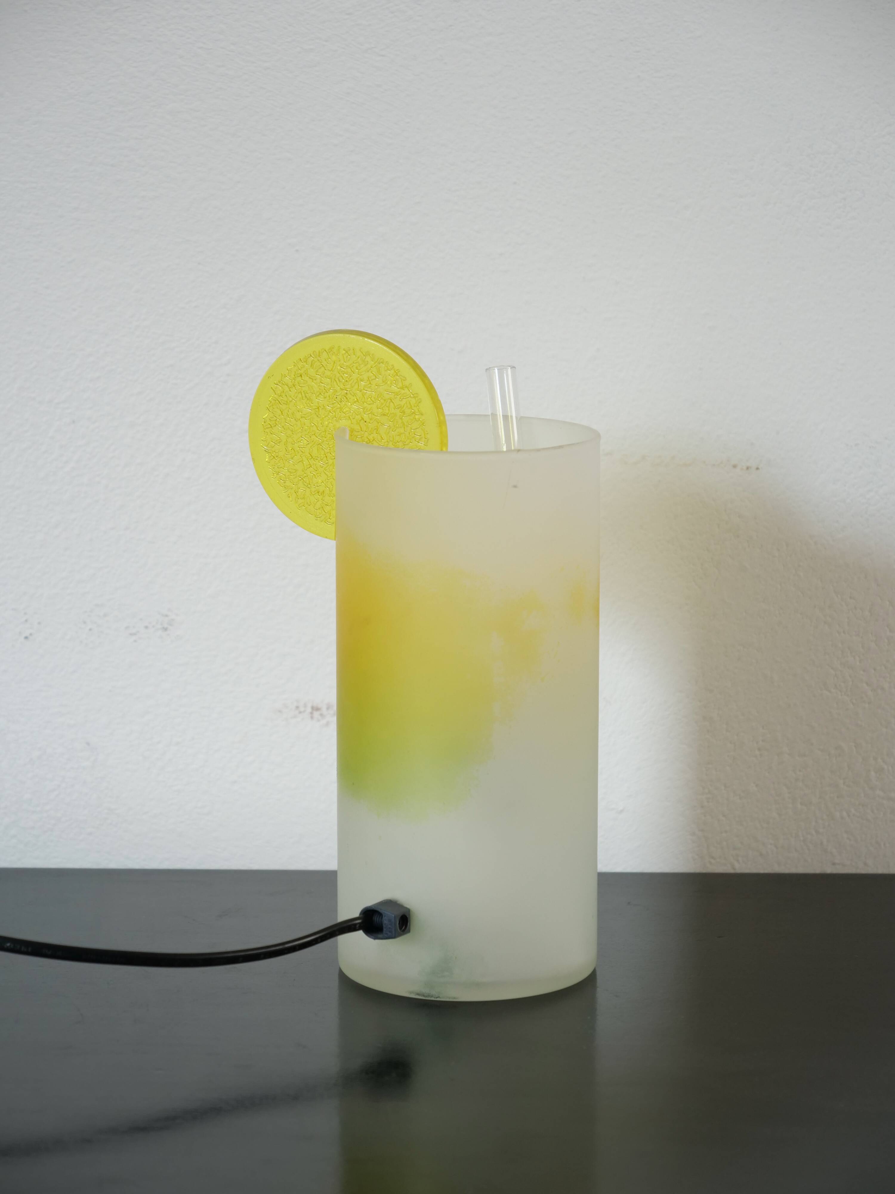 Cocktail deco lamp 80's