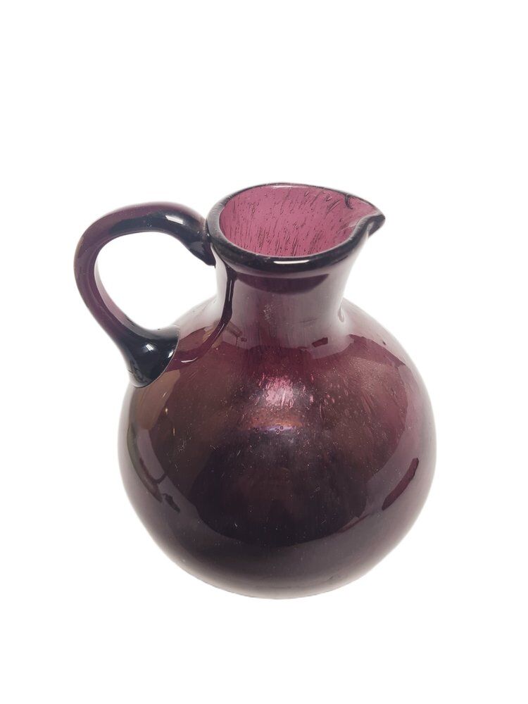 Vintage Polish jug by Zbigniew Horbowy for Sudety Glassworks, 1970s