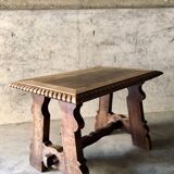 Brutalist oak coffee table 1940-50