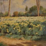 Paysage signé Armando Bezzi années 1920