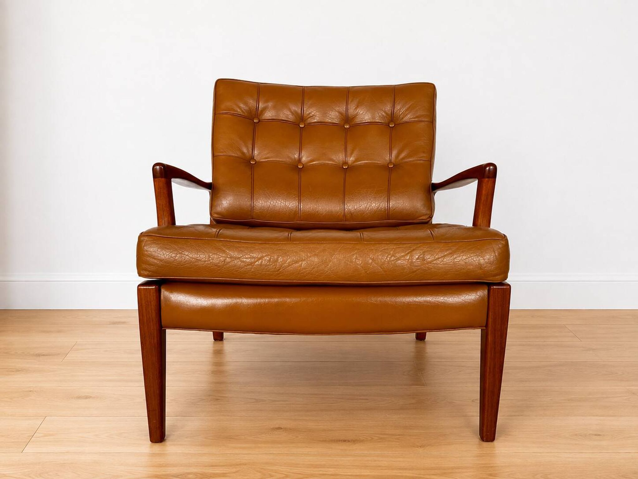 Fauteuil Arne Norell modèle “Löven”, années 1960.