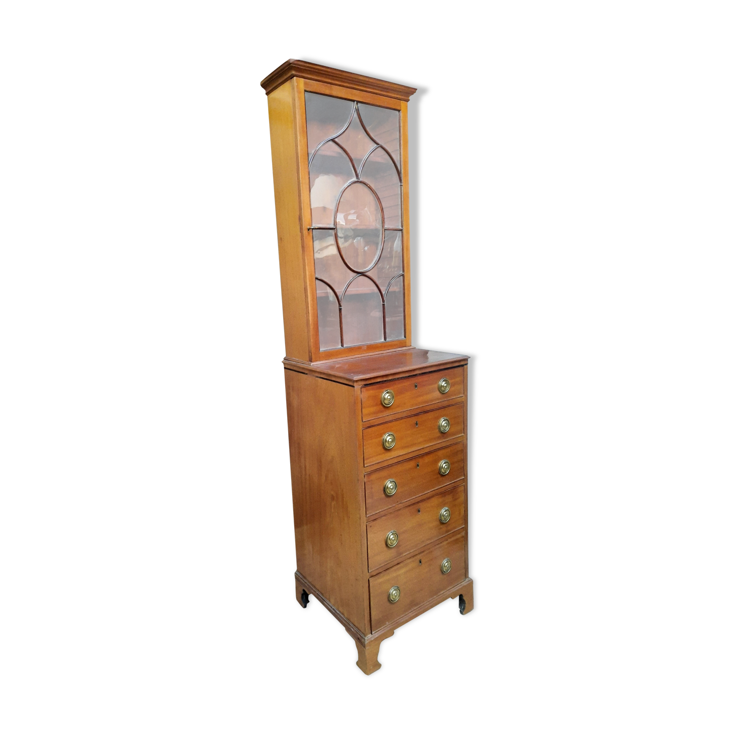 Nineteenth-century English glazed library