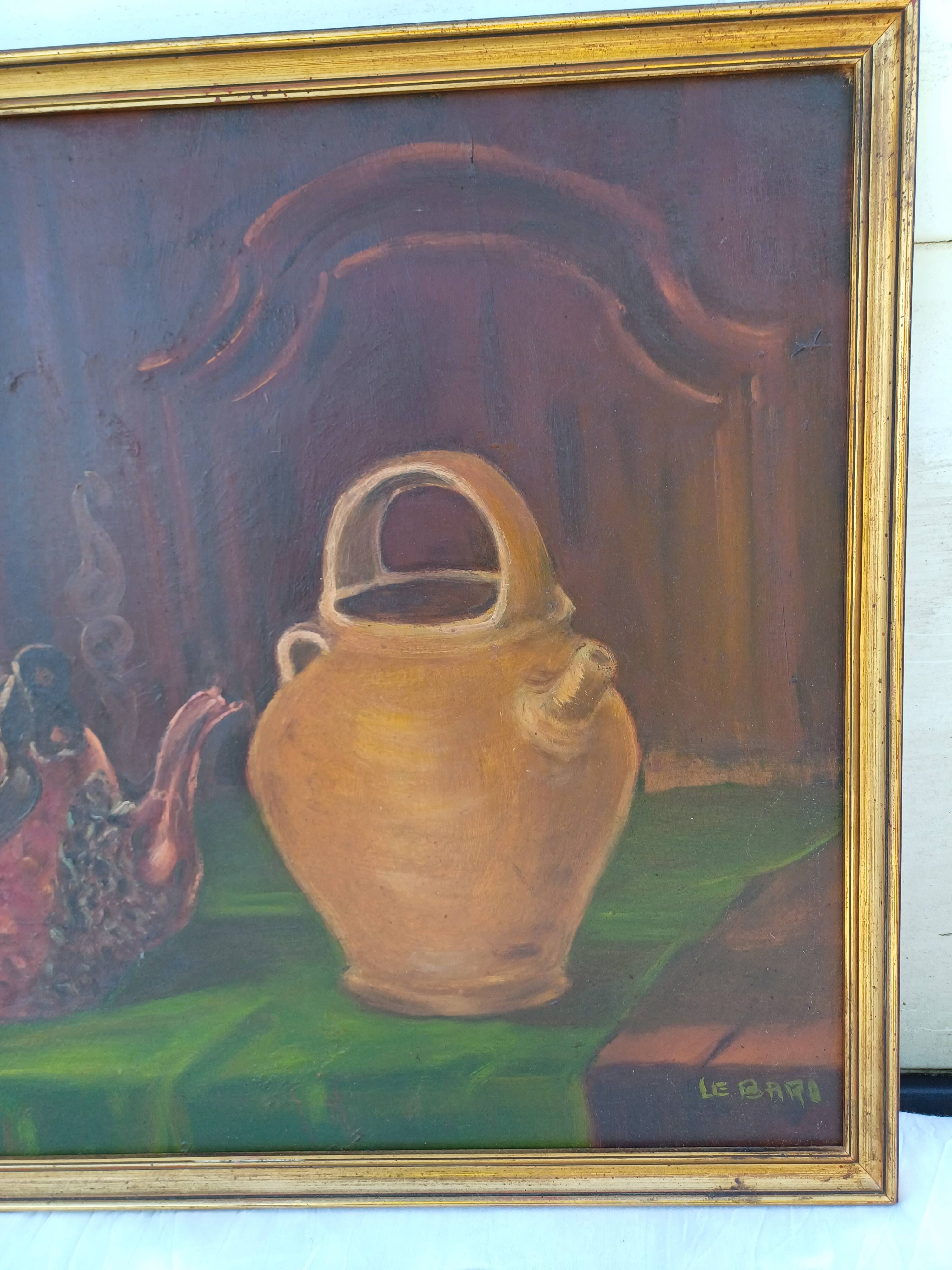 Oil on Panel “Still Life” by: Le Baro