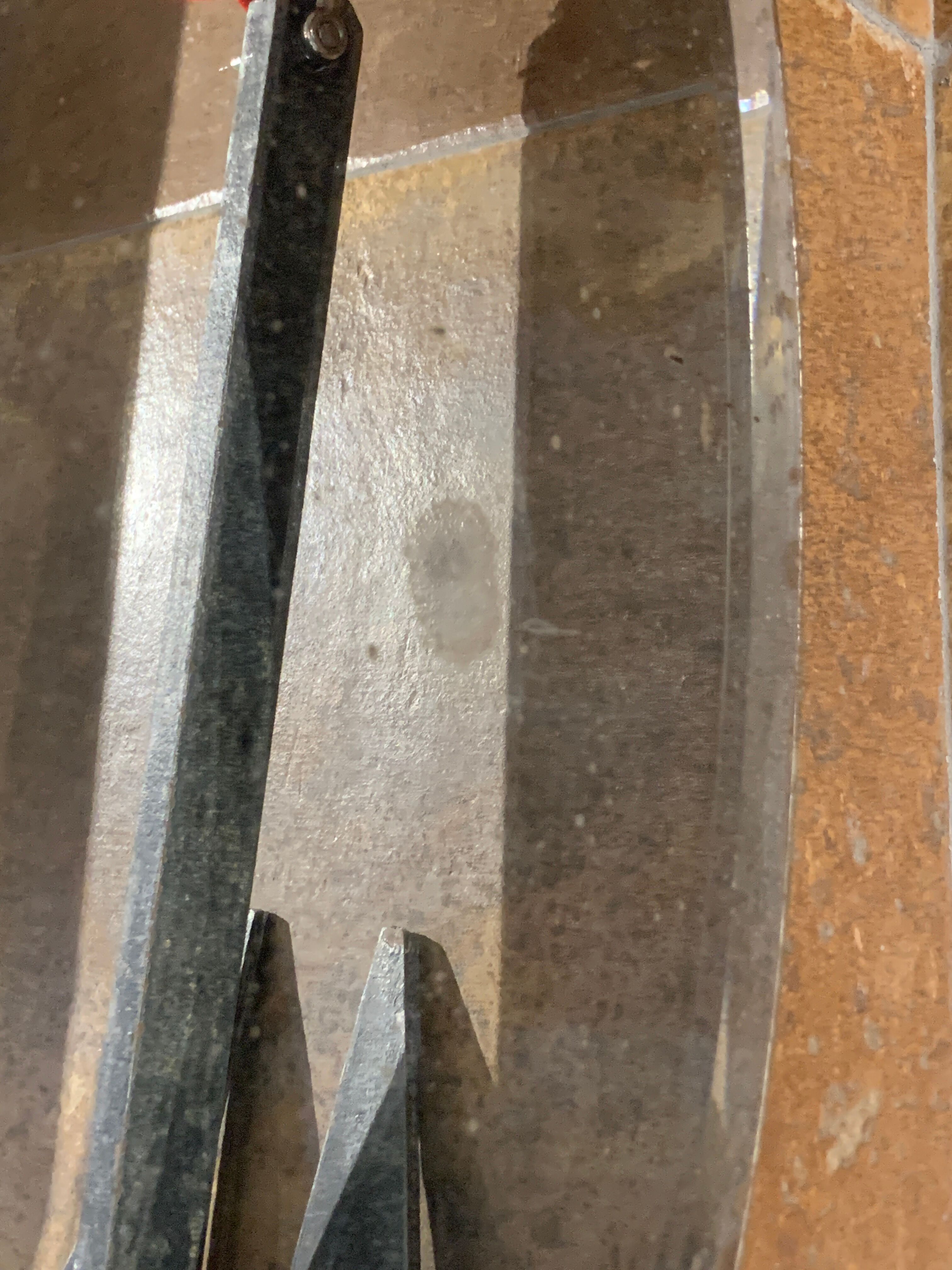 Old oval mirro, 41x60 cm