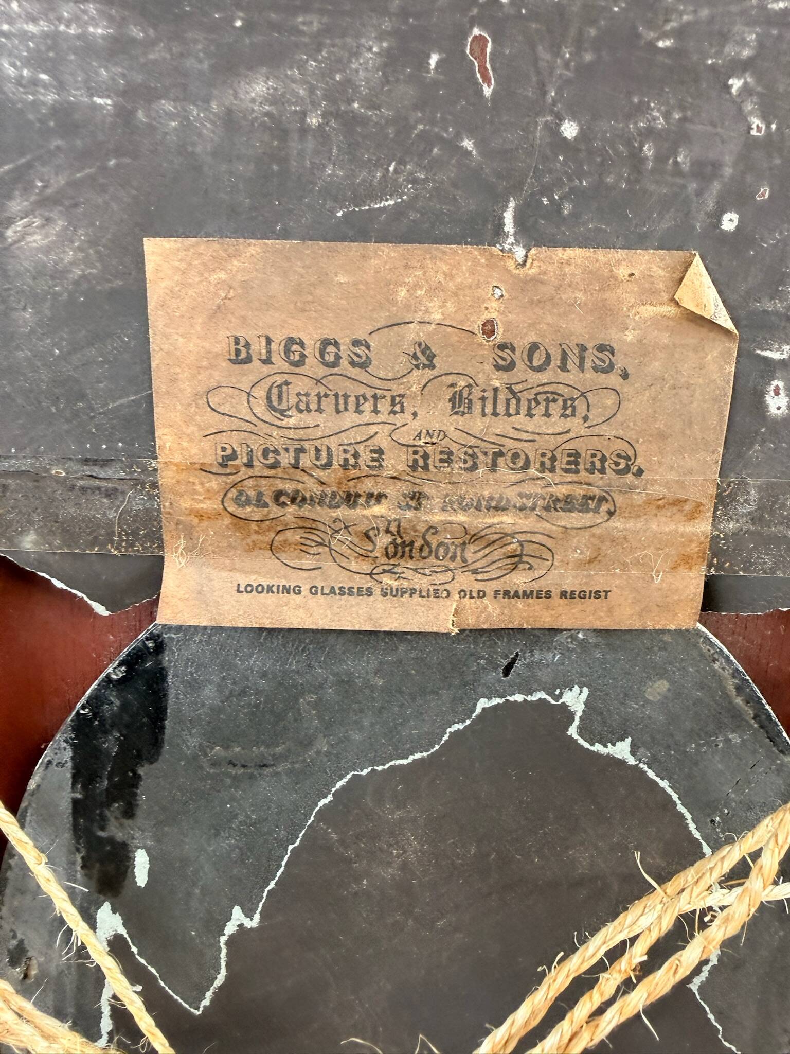 Old painting on wood signed Becker (?) – Portrait of a child